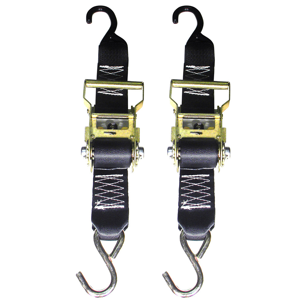 Rod Saver HeavyDuty Ratchet Trailer TieDown 2 x 5 Pair R2TTD5