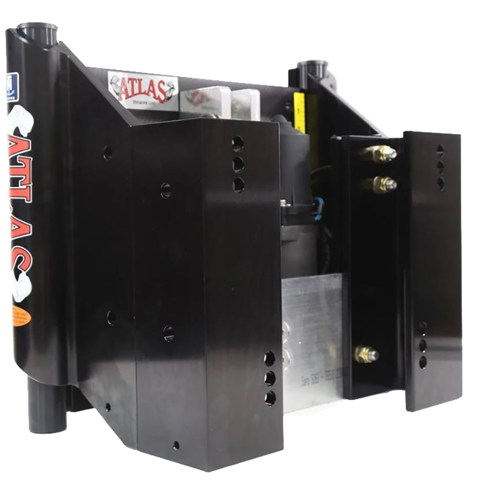 TH Marine ATLAS 8 Set Back Hydraulic Jack Plate Heavy Duty Black AHJ8VHDBDP