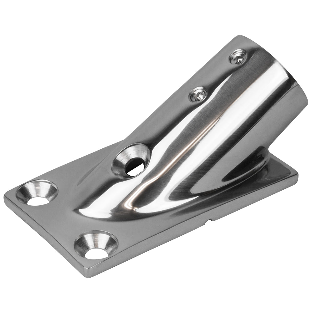 SeaDog Rail Base Fitting Rectangular Base 30 316 Stainless Steel 178 x 3316 1 OD 2813001