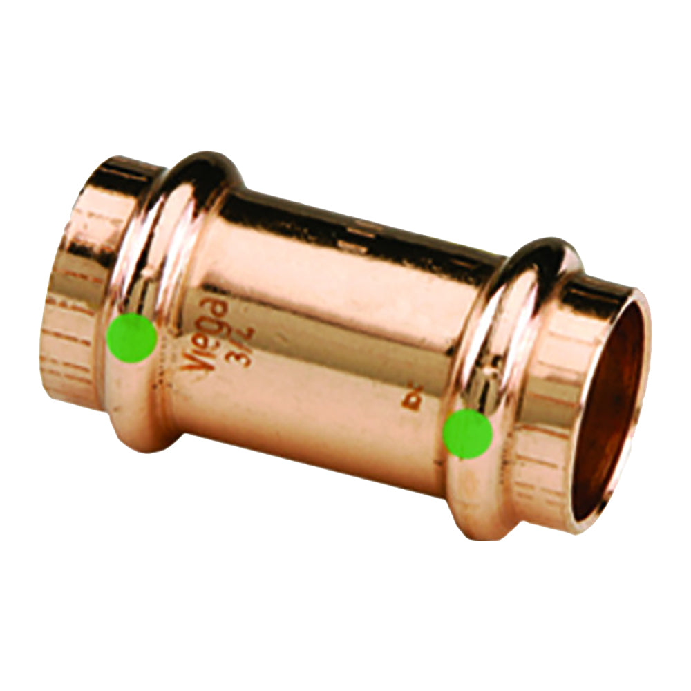 Viega ProPress 1 Copper Coupling wStop Double Press Connection Smart Connect Technology 78057