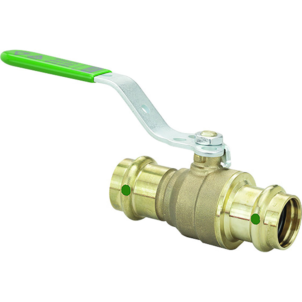 Viega ProPress 114 Zero Lead Bronze Ball Valve wStainless Stem Double Press Connection Smart Connect Technology 79938
