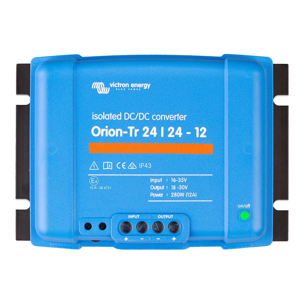 Victron OrionTR DCDC Converter 24 VDC to 24 VDC 280W 12AMP Isolated ORI242428110