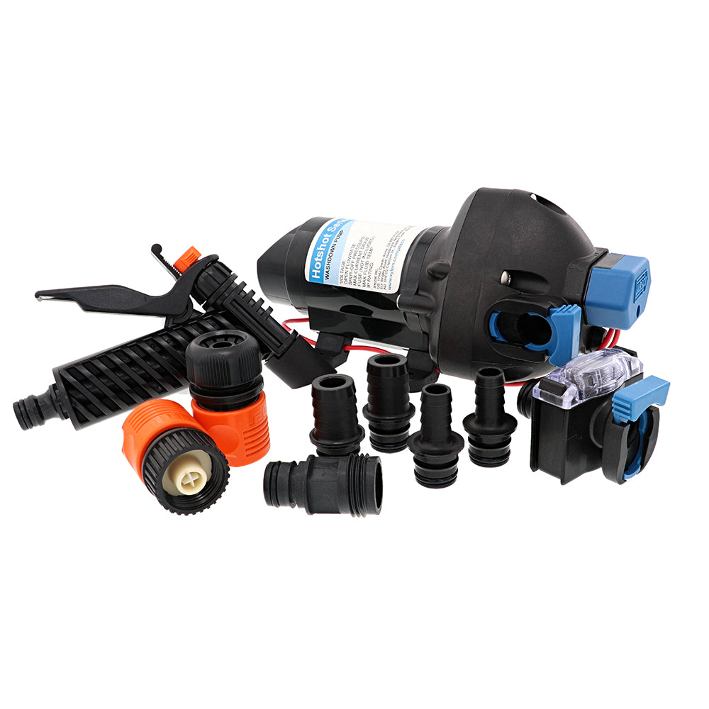 Jabsco HotShot 3 Washdown Pump 12V 3 GPM 50 PSI 3230550123A