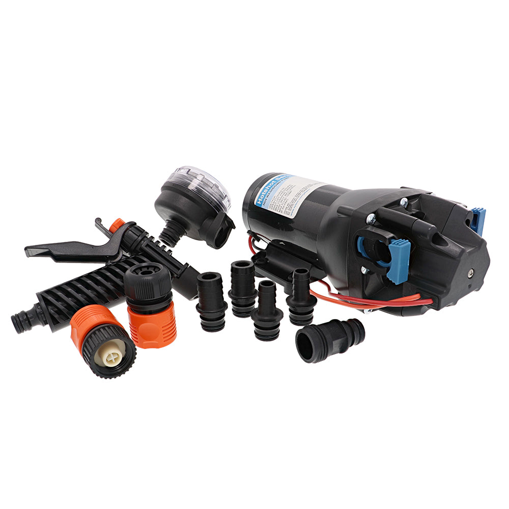 Jabsco HotShot HD4 Heavy Duty Washdown Pump 24V 4 GPM 60 PSI Q402J118N3A