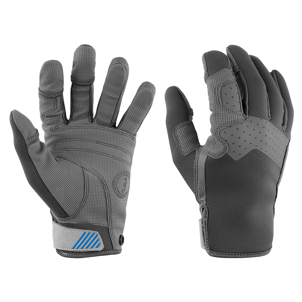 Mustang Traction Closed Finger Gloves GreyBlue Large MA600302269L267