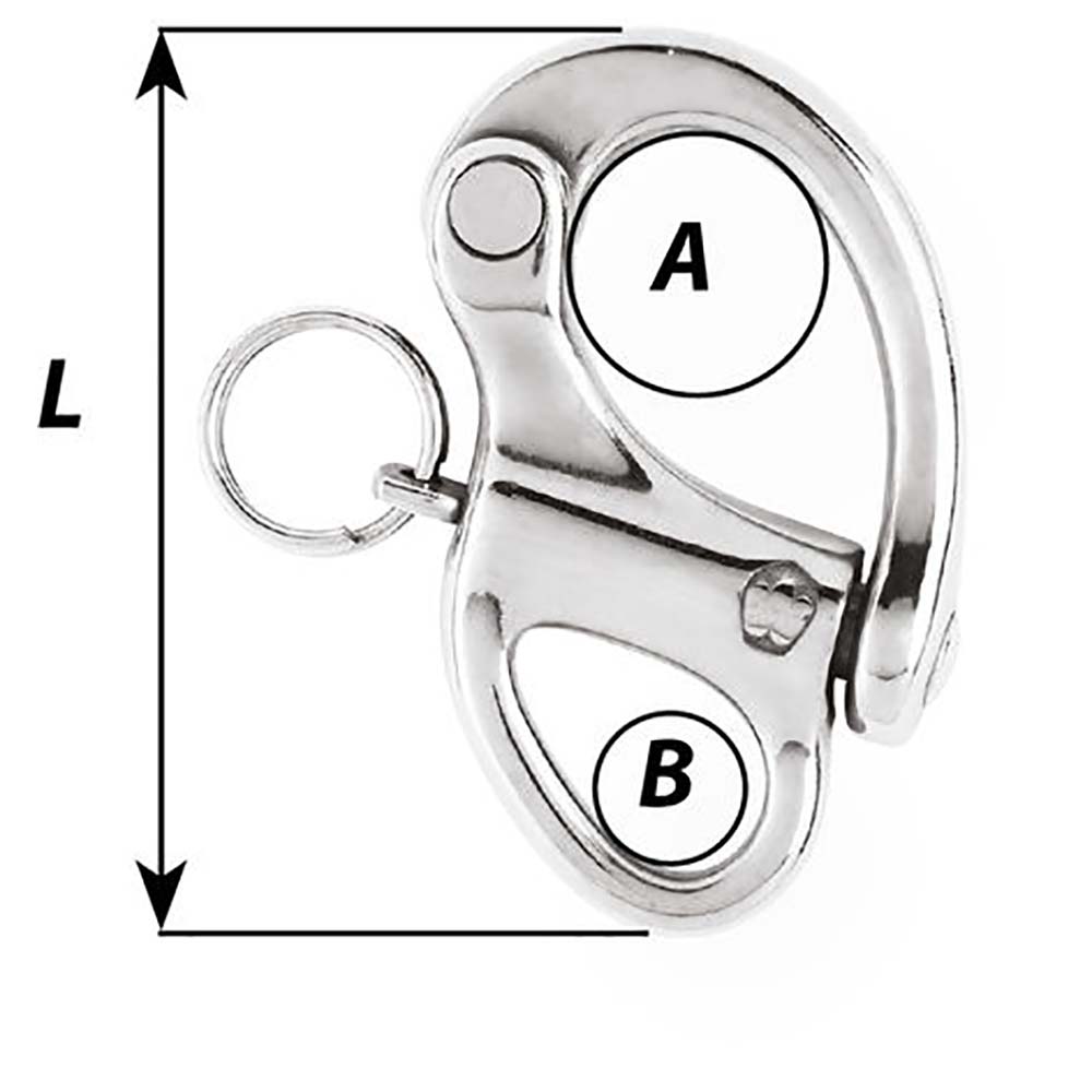 Wichard 138 Snap Shackle wFixed Eye 35mm 2470W