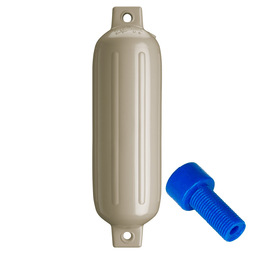 Polyform G3 Twin Eye Fender 55 x 19 Sand wAdapter G3 SAND WAIR ADAPTER