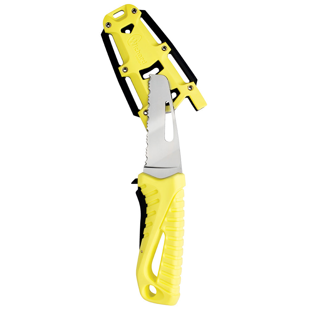 Wichard Offshore Rescue Knife Fixed Blade Fluorescent 10192W