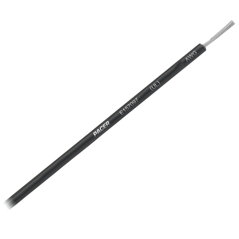 Pacer Black 8 AWG Primary Wire 25 WUL8BK25