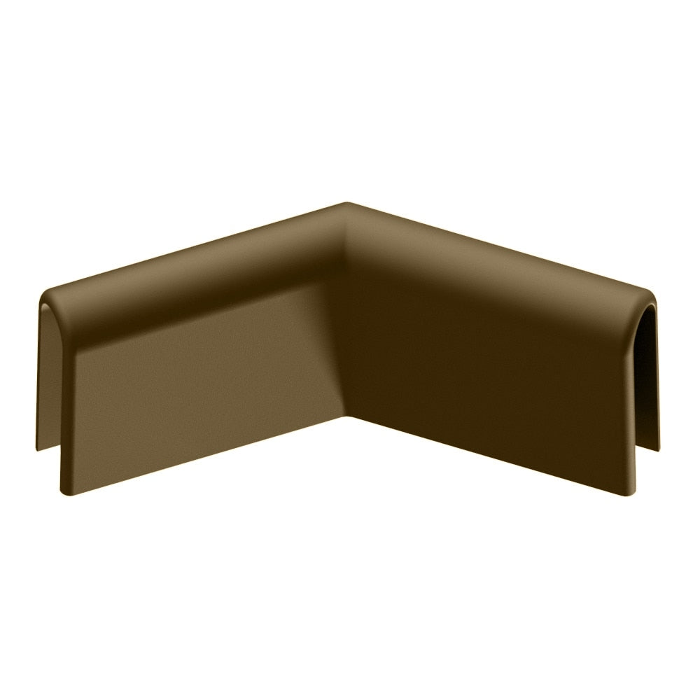 B&B Molders 135 Degree Extrusion End Cap, Mocha : BBT-201-023-00003