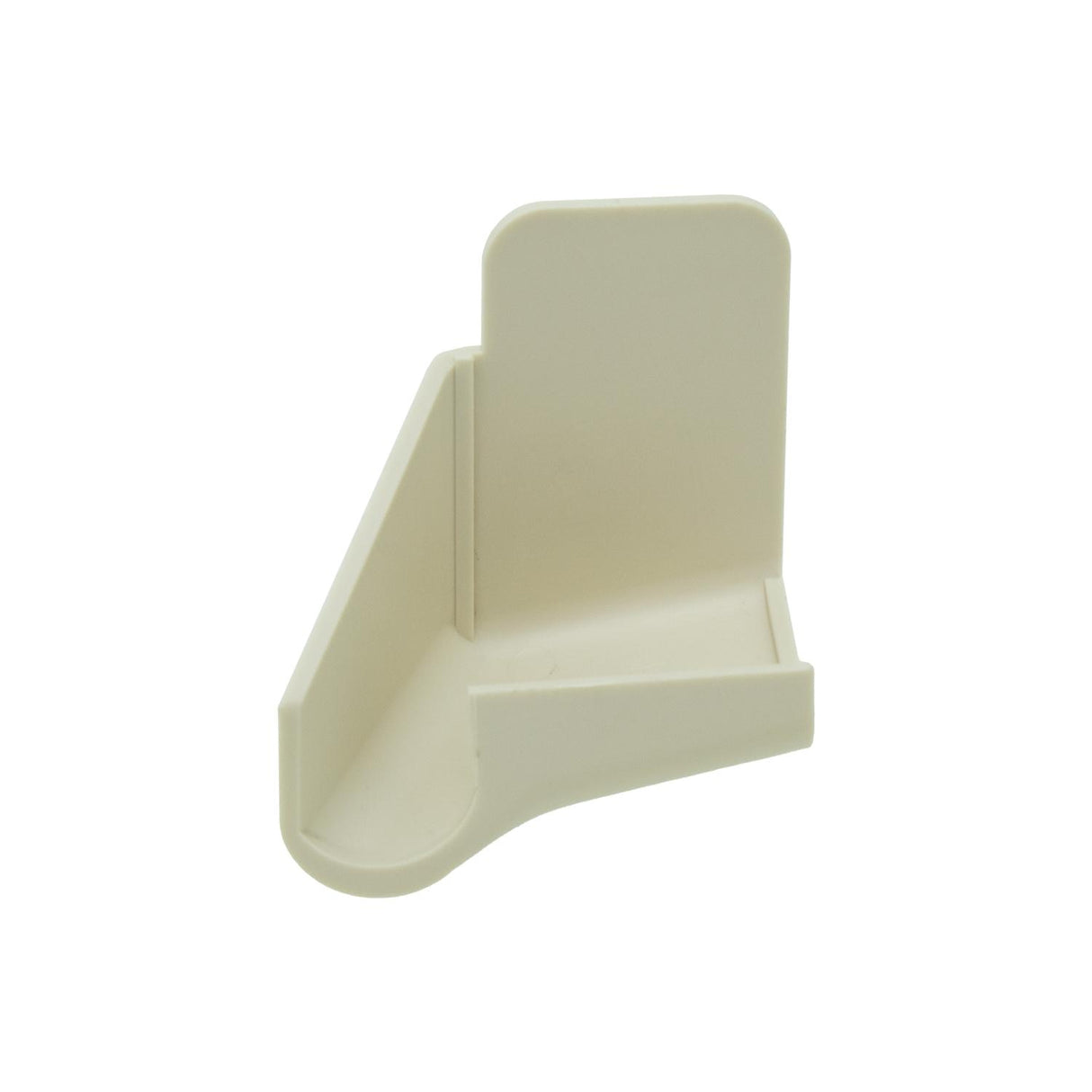 B&B Molders Short Rain Gutter Spout, Left, Colonial White : BBT-201-024-00035