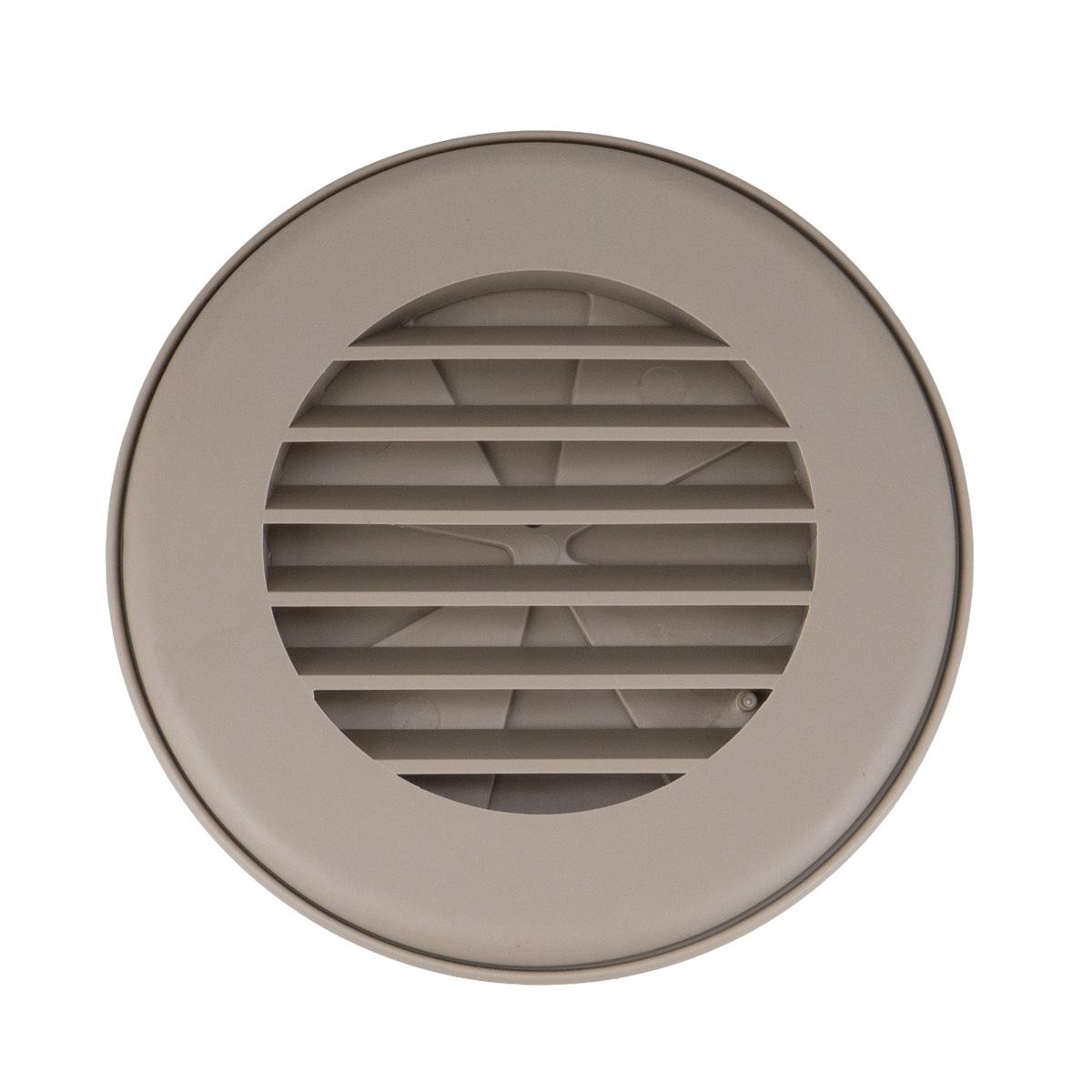 B&B Molders 4" Thermovent with Damper, Tan : BBT-301-015-00011