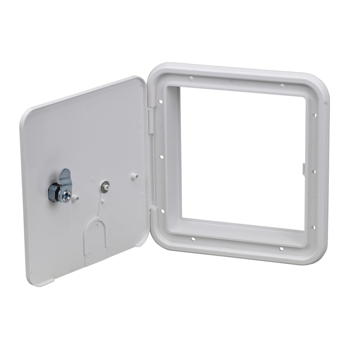 B&B Molders Locking Electric Hatch, White : BBT-301-038-00004