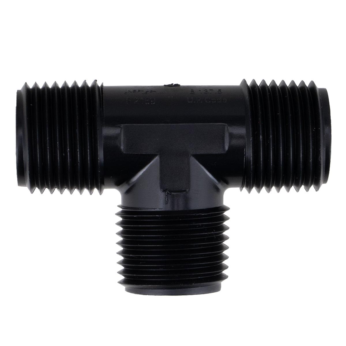T-Connector Fitting for Nautilus System, Black : BBT-711-002-00020