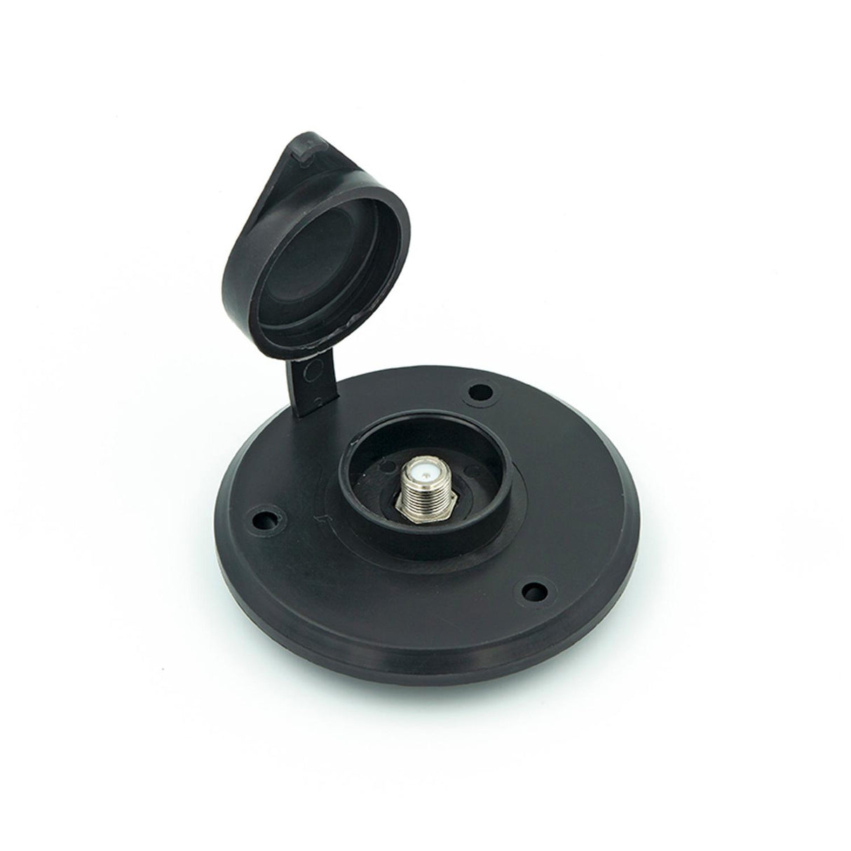 B&B Molders Cable TV Plate, Black : BBT-713-005-00042