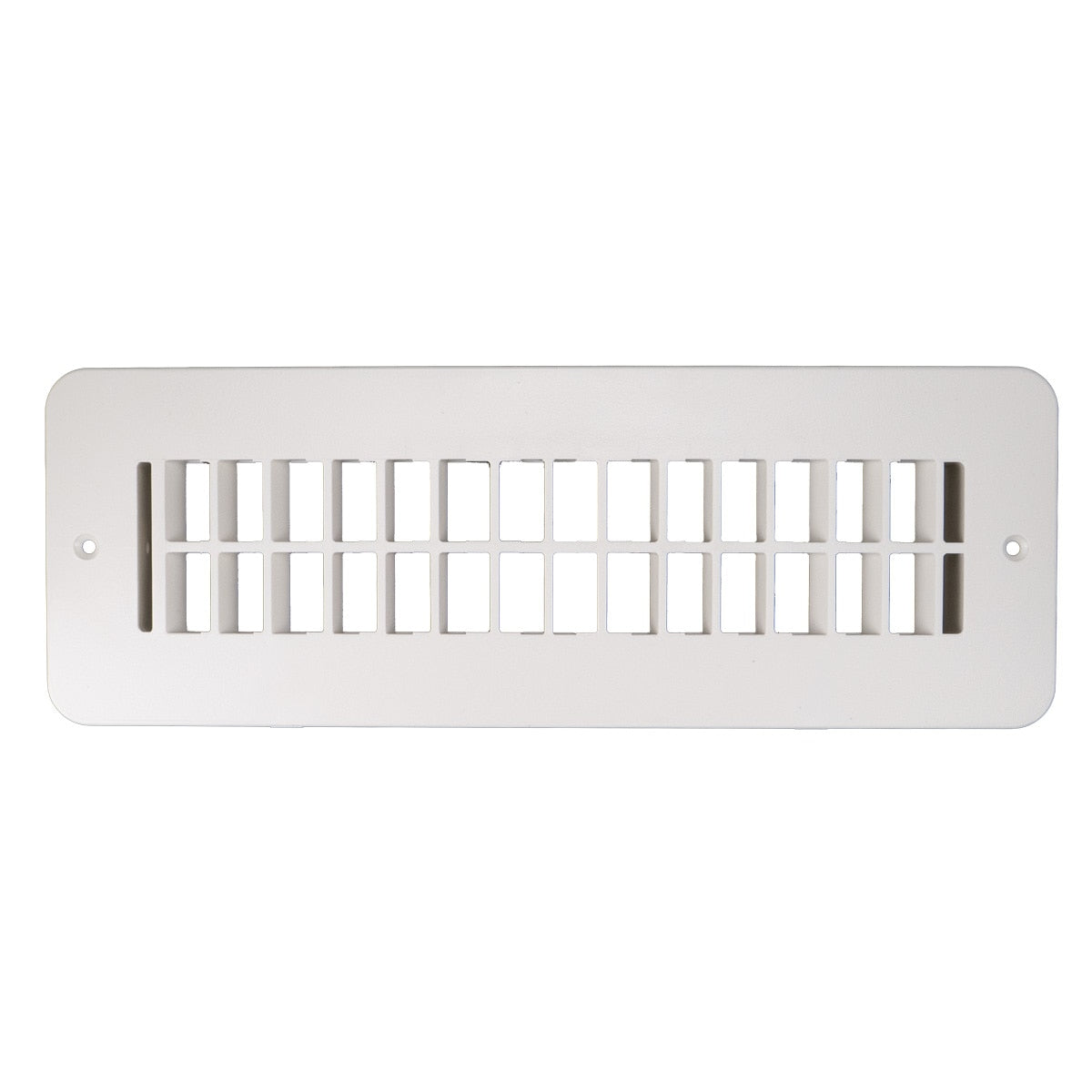 B&B Molders Floor Register, 2" x10", No Damper, Polar White : BBT-722-017-00002