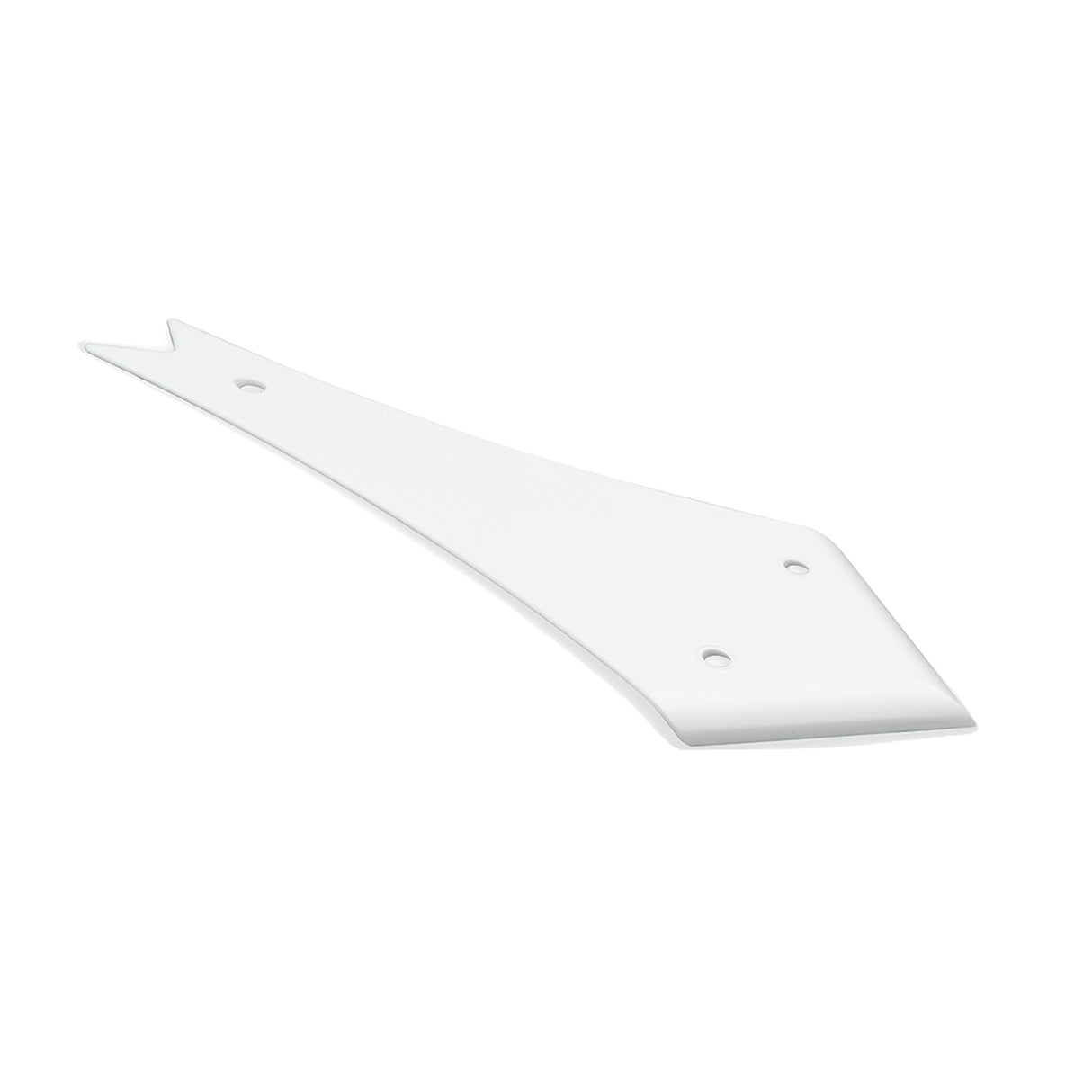 B&B Molders 4-1/2" Curved Arrow Slide-Out Extrusion Cover, Polar White : BBT-722-022-00014