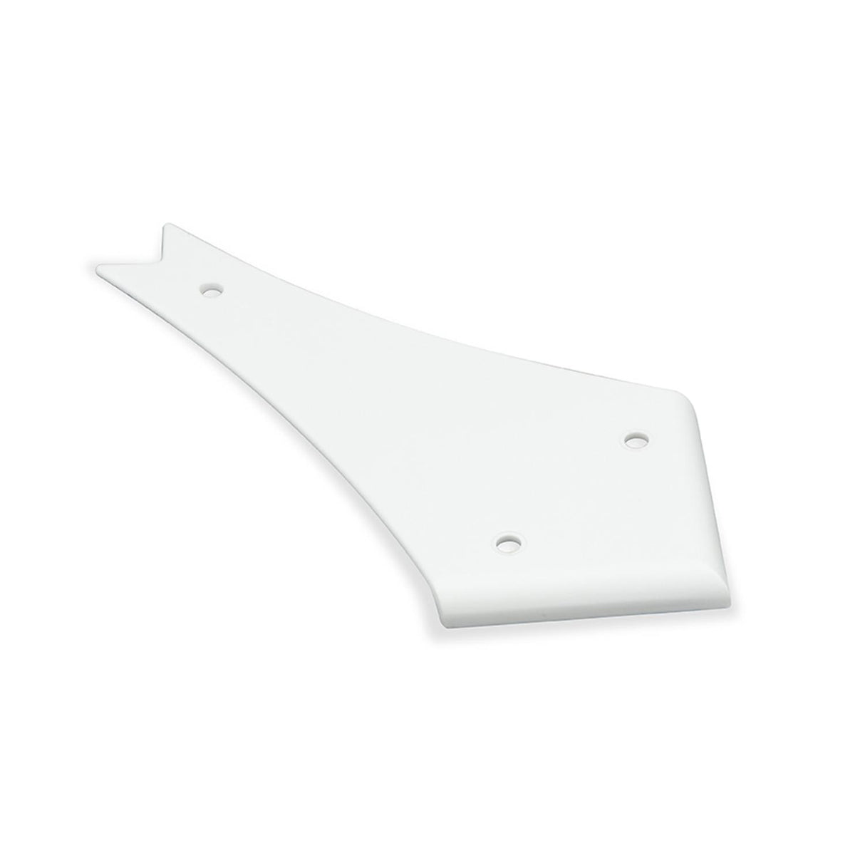 B&B Molders 4" Curved Arrow Slide-Out Extrusion Cover, Polar White : BBT-722-022-00018