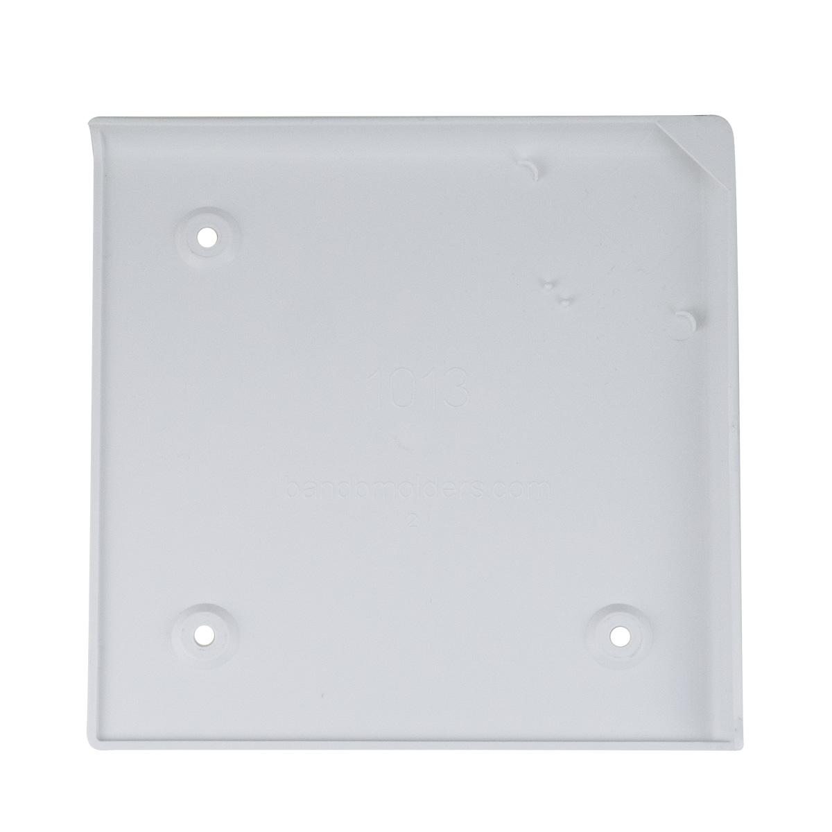 B&B Molders 5.6" Square Corner Cover for Slide Out Rooms, White : BBT-722-022-00099