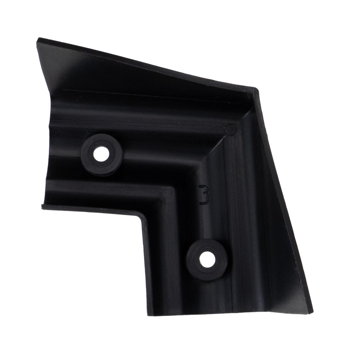 B&B Molders RV Top Rear Corner Cap, Black : BBT-722-023-00029