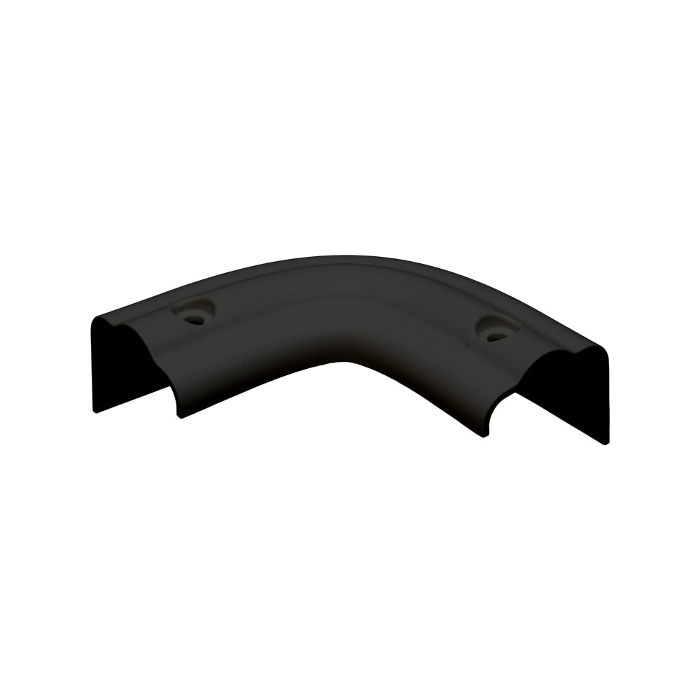2" Radius Top Rear Corner Extrusion Cover, Black : BBT-722-023-00046