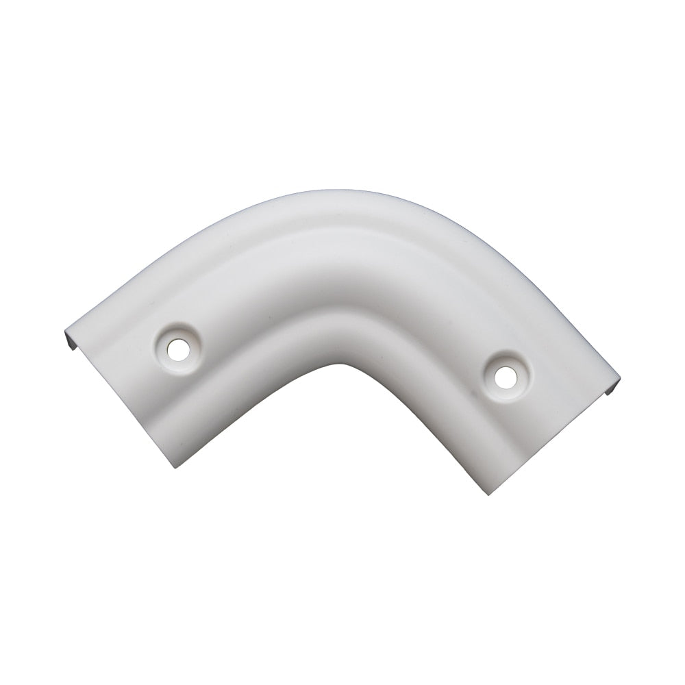 B&B Molders Radius Top Rear Corner Extrusion Cover, Polar White : BBT-722-023-00050