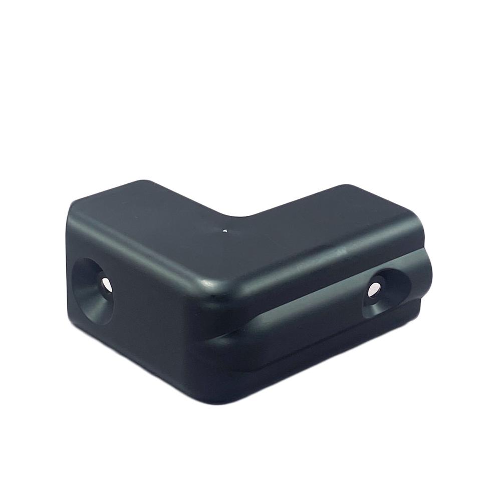 B&B Molders Top Rear Right Corner Cap, 90 Degree, Black : BBT-722-023-00061