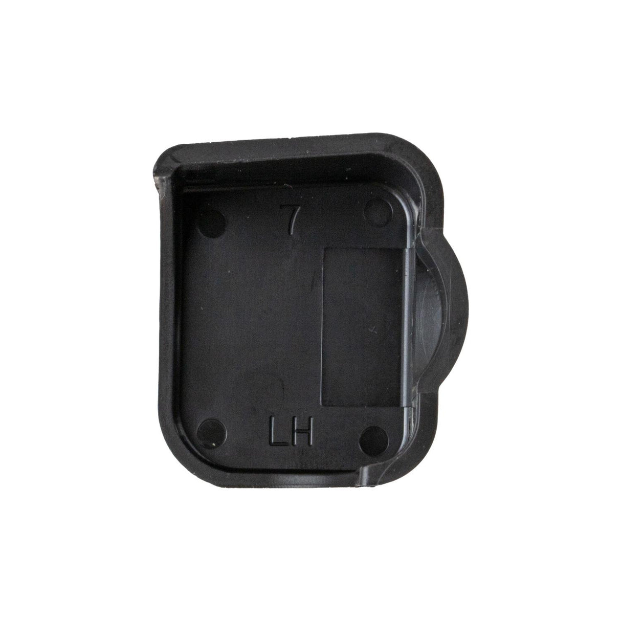B&B Molders Bottom Left Extrusion End Cap, Black : BBT-722-023-00065