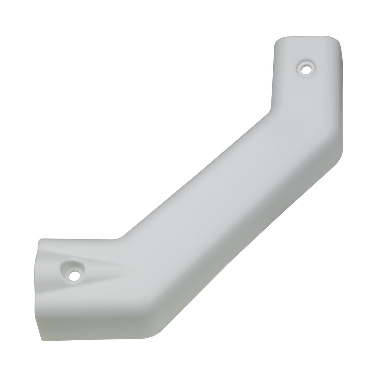 B&B Molders Bottom Right Corner Angled Extrusion Cover, White : BBT-722-023-00075