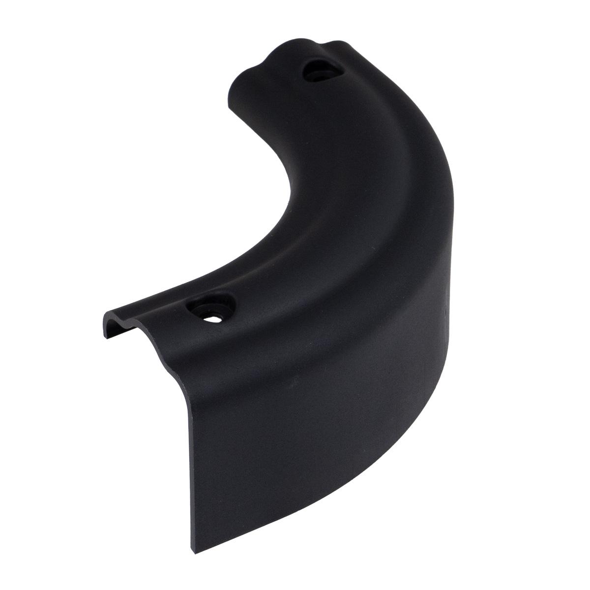 B&B Molders 3.25" Radius Top Rear Corner Extrusion Cover, Black : BBT-722-023-00097