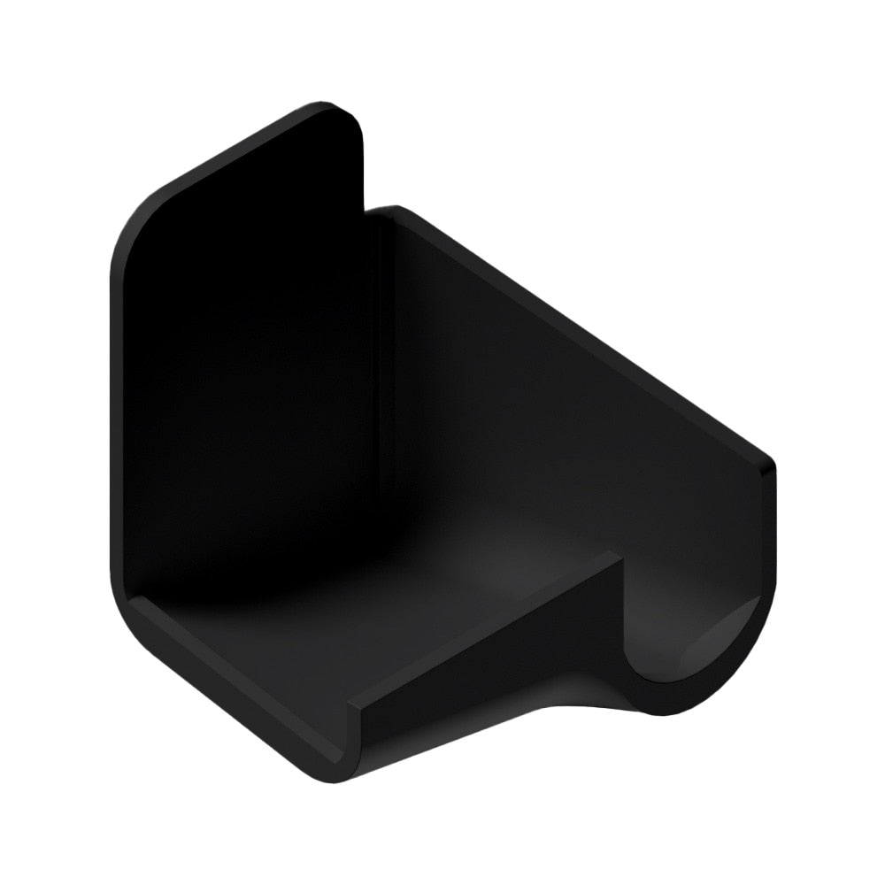 B&B Molders Short Right Rain Gutter Spout, Black : BBT-722-024-00008