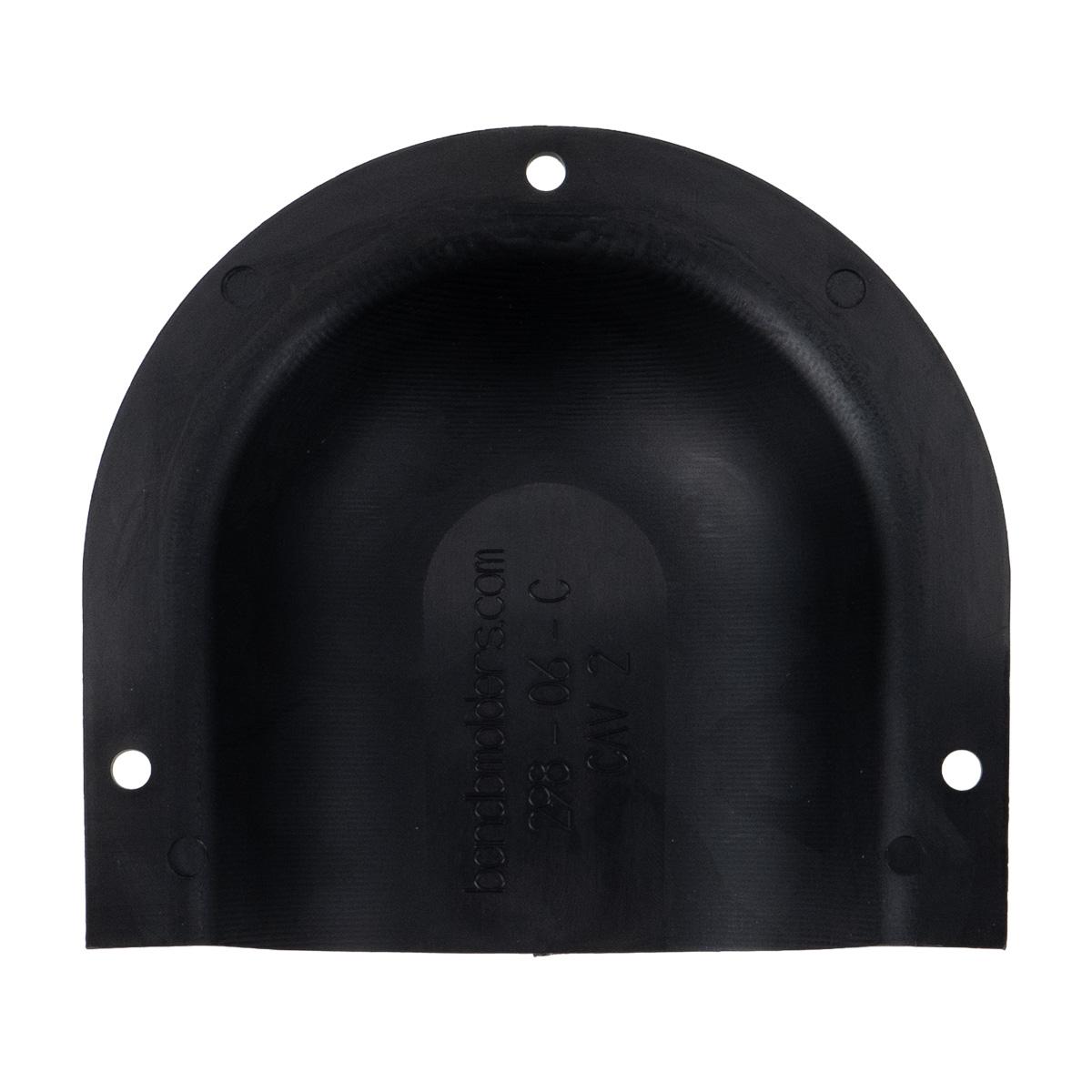 B&B Molders RV Large Horse Shoe Vent, Black : BBT-722-031-00009