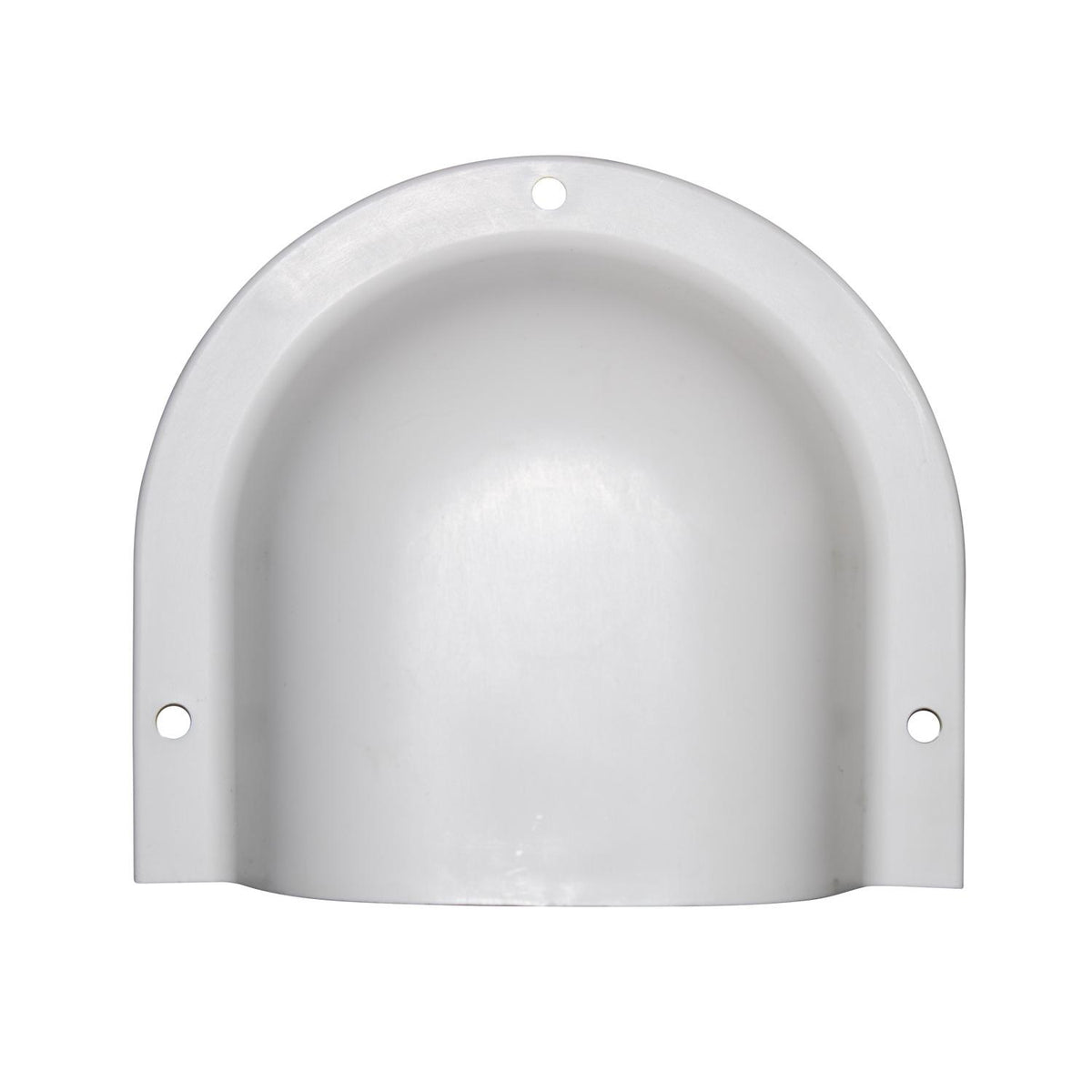 B&B Molders RV Large Horse Shoe Vent, Polar White : BBT-722-031-00012