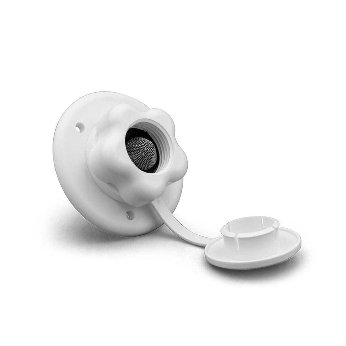 B&B Molders City Water Fill with Plastic Check Valve, Polar White : BBT-723-005-00007