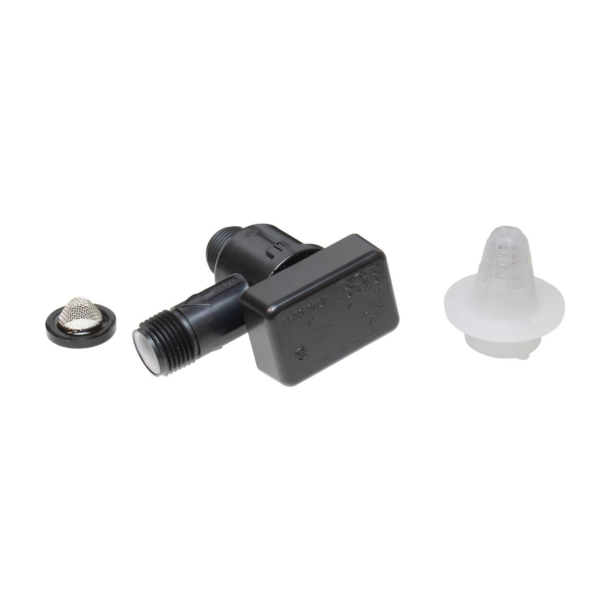 B&B Molders Docking Station, 1/2" Thread, Spin Sprayer, No Shower, Black : BBT-723-010-00037