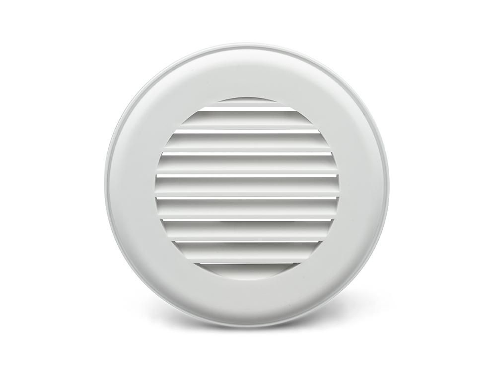 B&B Molders CoolVent Snap-On Ceiling Vent, 1/4" Flange, Polar White : BBT-723-016-00006