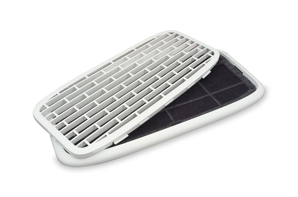 B&B Molders Return Air Grill, Polar White : BBT-723-031-00004