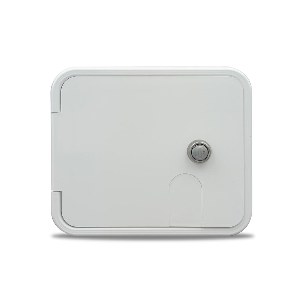 B&B Molders City/Gravity Water Center, Plastic Check Valve, Key Lock, Polar White : BBT-723-037-00062