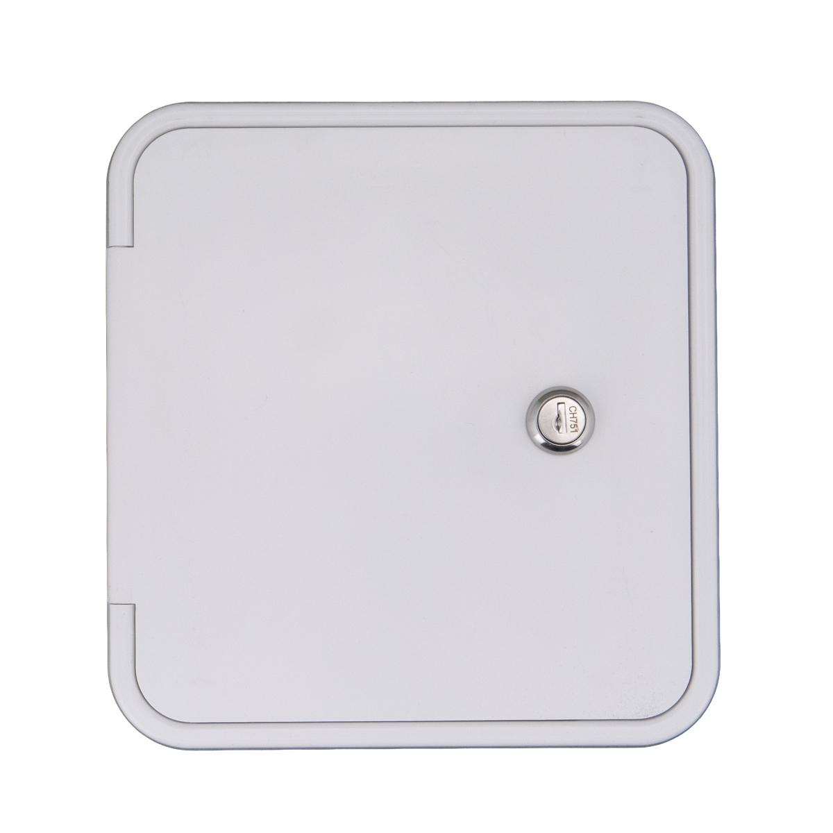 B&B Molders Locking Multi-Purpose Backless Hatch, White : BBT-723-039-00018