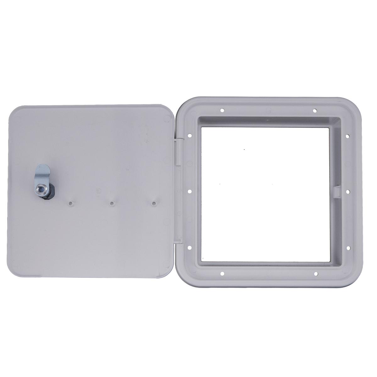 B&B Molders Locking Multi-Purpose Backless Hatch, White : BBT-723-039-00018