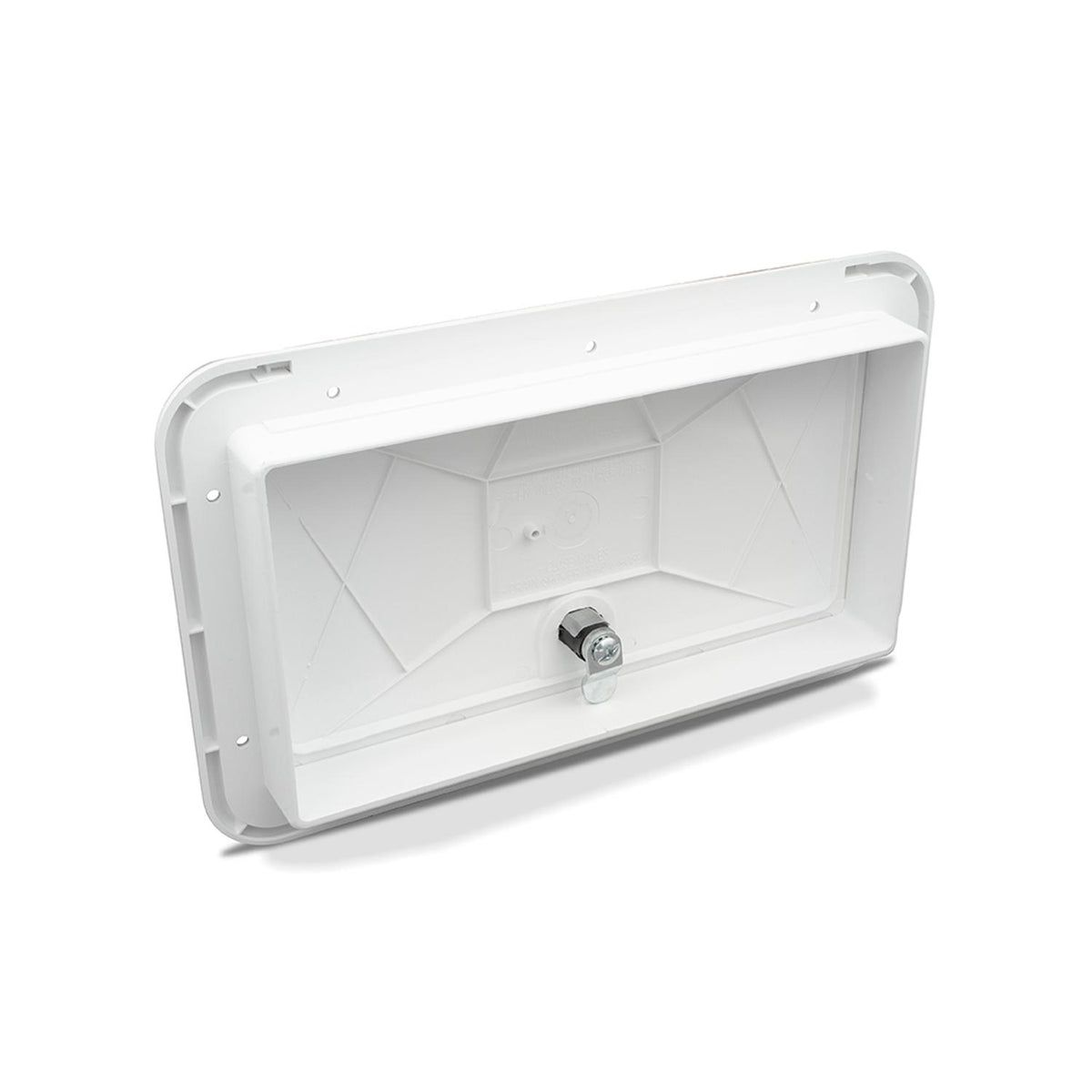 B&B Molders Rectangular Multi-Purpose Access Hatch, Key Lock, Polar White : BBT-723-040-00121