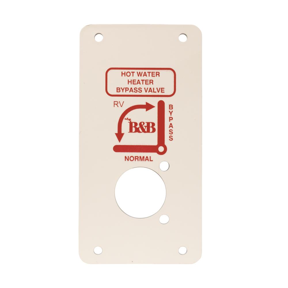 B&B Molders Mounting Plate for Hot Water Tank Diverter Valve : BBT-725-005-00001