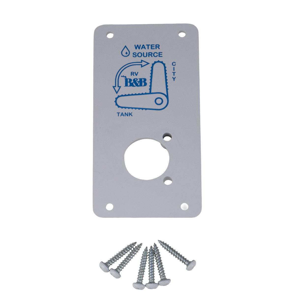 B&B Molders Mounting Plate for Water/Fill Diverter Valve : BBT-725-005-00003