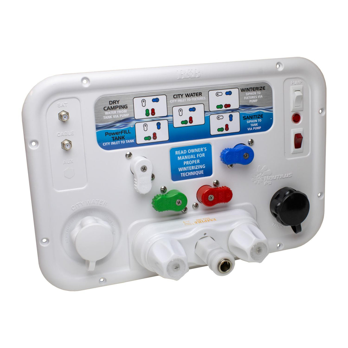 Nautilus P3 H2O System, 90 Degree, Polar White : BBT-94145