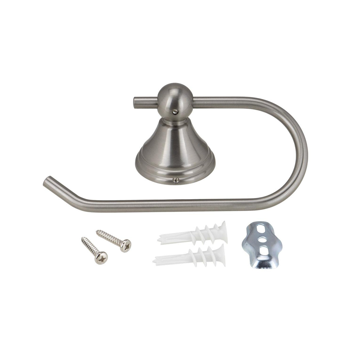 Global Link Alexandria Tissue Paper Holder, Satin Nickel : BH-TPH15044-SN
