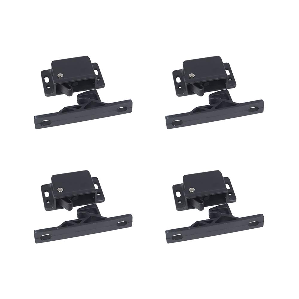 4 Pack of Global Link Friction Catches, Black : C-F102-BLK-4PK