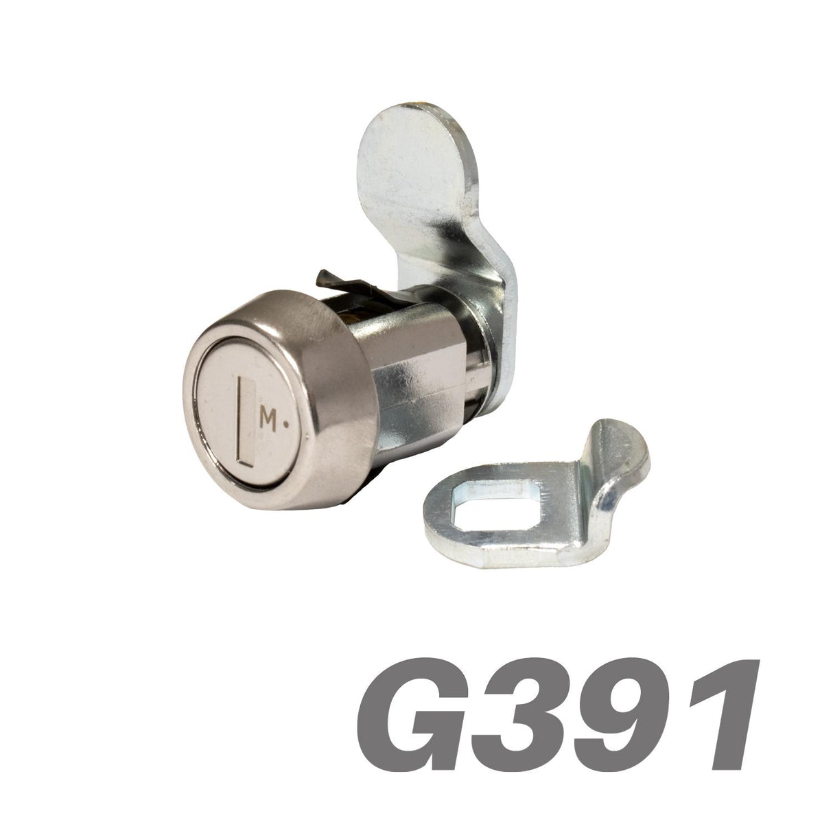 Global Link 7/8" Snap-In Hatch Key Lock with Short and Long Arm, Keyed to G391 : CLB-391-78SI-SS-1PK