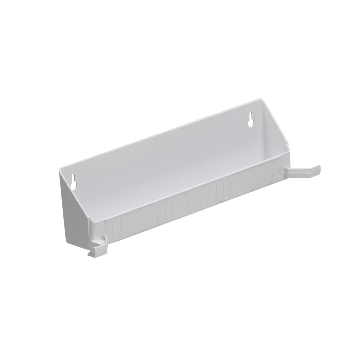 Rev-A-Shelf 14" Tip Out Tray with Tab Stops, White : CVH-FFT14WT-W