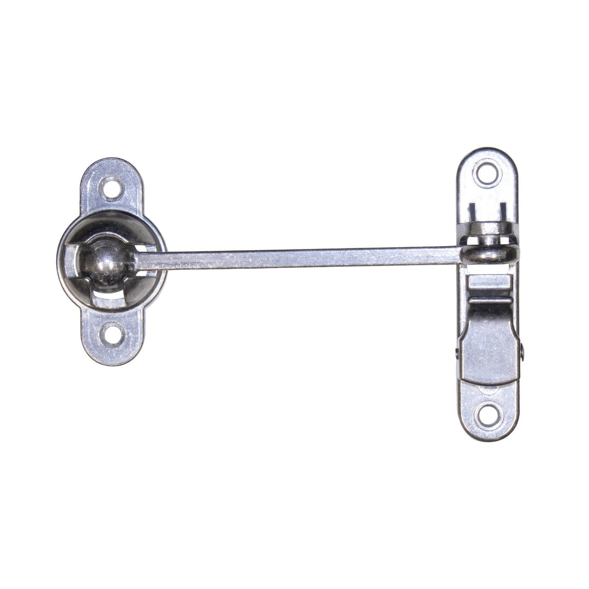 Global Link 6" Ball Socket Door Holdback, Non-Corrosive Aluminum : DH-BS6-AL
