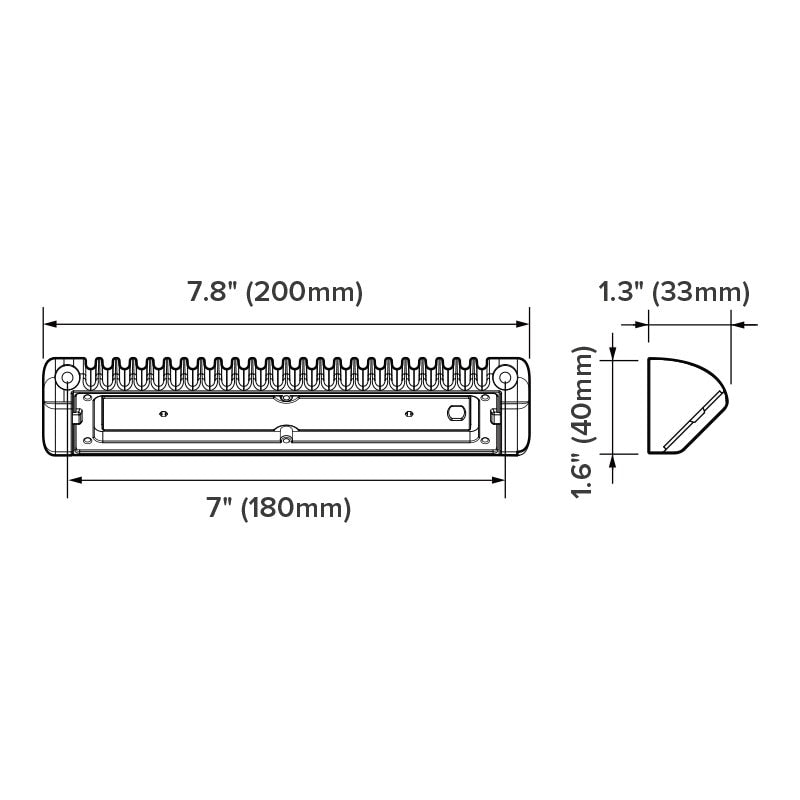 Dream Lighting LED Heavy Duty Awning Light/Cool White-6000K : DL-0013712C-B-1PK